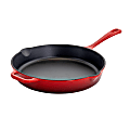 MegaChef Cast Iron Skillet, 12", Red 1 thumbnail image