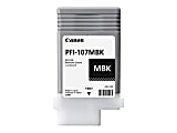 Canon PFI-107 MBK - 130 ml - matte black - original - ink tank - for imagePROGRAF iPF670, iPF680, iPF685, iPF770, iPF780, iPF785 1 thumbnail image