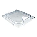 Carlisle 1/6 Size Hinged/Notched Coldmaster EZ Access Food Pan Lid, Clear 1 thumbnail image