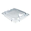 Carlisle 1/6 Size Hinged/Notched Coldmaster EZ Access Food Pan Lid, Clear
