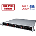 Buffalo TeraStation 5410RN Rackmount 16 TB NAS Hard Drives Included (2 x 8TB) - Annapurna Labs Alpine AL-314 1.70 GHz - 4 x HDD Supported - 2 x HDD Installed - 16 TB Installed HDD Capacity - 4 GB RAM DDR3 SDRAM - Serial ATA/600 Controller 1 thumbnail image