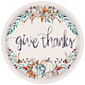Amscan Thanksgiving Textured Melamine Round Platter, 14", Multicolor 1 thumbnail image