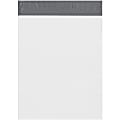 Partners Brand Expansion Poly Mailers, 13"H x 16"W x 4"D, White, Case Of 100