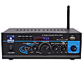 Pyle Mini Stereo Power Amplifier With Bluetooth®, 7-1/2"H x 6-1/2"W x 3"D, Black, PTA2