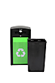 Alpine Industries Steel, Indoor/Outdoor Trash Can, 40 Gallons, Green (471-40-GS-M) 1 thumbnail image