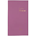 2025-2026 Cambridge® WorkStyle 2-Year Monthly Planner, 3-1/2" x 6-1/4", Red Violet, January To December