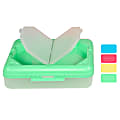C-Line 3-Compartment Storage Boxes, Small Size, Assorted Colors, Pack Of 3 1 thumbnail image