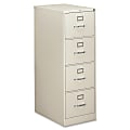 HON® 310 26-1/2"D Vertical 4-Drawer Legal-Size File Cabinet, Light Gray 1 thumbnail image
