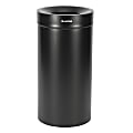 Alpine Industries Stainless-Steel Commercial Indoor Trash Can, 27 Gallons, 32”H x 16”W x 16”D, Black 1 thumbnail image