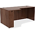 Lorell® Essentials 66"W Left Corner Computer Desk Credenza, Walnut 1 thumbnail image