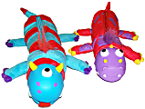 Inkology Bug Eye Pencil Pouches, 3" x 11-1/2", Monster, Pack Of 6 Pouches 1 thumbnail image