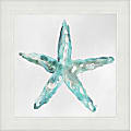 Timeless Frames® Coastal Wall Art, 10" x 10", Aqua Starfish