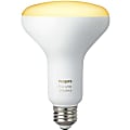 Philips hue Soft White BR30 Smart LED Light Bulb 1 thumbnail image