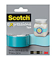 Scotch® Expressions Tape, 3/4" x 300", Blue 1 thumbnail image