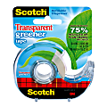Scotch® Magic™ Transparent Greener Tape In Dispenser, 3/4" x 600", Clear