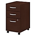 Bush Business Furniture Studio C 20-1/6"D Vertical 3-Drawer Mobile File Cabinet, Harvest Cherry, Standard Delivery