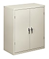HON® Brigade® Storage Cabinet, 2 Adjustable Shelves, 41 3/4"H x 36"W x 18 1/4"D, Light Gray