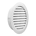 Lambro Plastic Flush-Mount Round Vent for installation in soffits or walls, White, 176W 1 thumbnail image