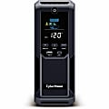CyberPower BRG1500AVRLCD2 Intelligent LCD UPS Systems - 1500VA/900W, 57 - 120 VAC, NEMA 5-15P, Mini-Tower, 12 Outlets, LCD, $500000 CEG, 5YR Warranty 1 thumbnail image