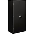 HON® Brigade Storage Cabinet, Fully Assembled, 72" H x 36" W x 18 1/4"D, Black 1 thumbnail image