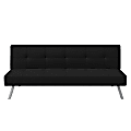 Lifestyle Solutions Serta Chelsea Convertible Sofa, Black 1 thumbnail image