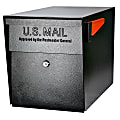 Mail Boss™ Curbside Locking Mailbox, 13 3/4" x 11 1/4" x 21", Black