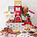 Givens Holiday Snowflake Gourmet Gift Basket, Set Of 12 Gifts
