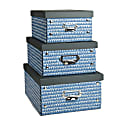 GNBI Snap Storage Boxes, Multicolor, Pack Of 3 Boxes