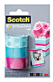 Scotch® Expressions Tape, 3/4" x 300", Blue/Circle/Salmon, Pack Of 3