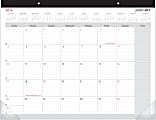 FORAY™ 30% Recycled Monthly Desk Pad Calendar, 22" x 17", January-December 2016