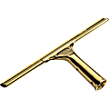Ettore Brass Squeegee - Rubber Blade - Lightweight, Changeable Blade, Streak-free - Brass 1 thumbnail image