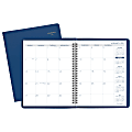 AT-A-GLANCE® Fashion Color Monthly Planner, 6 7/8" x 8 3/4", Blue, January To December 2019
