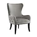 Linon Jules Round Back Chair, Dark Gray 1 thumbnail image