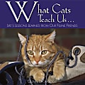 Willow Creek Press 5-1/2" x 5-1/2" Hardcover Gift Book, What Cats Teach Us By Glenn Dromgoole