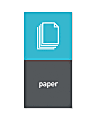 simplehuman Magnetic Trash Label, Paper, 4" x 8", Gray 1 thumbnail image