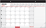 Office Depot Brand 30percent Recycled Large Monthly Desk Pad Calendar