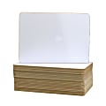Flipside Products Non-Magnetic Two-Sided Dry-Erase Boards, 5" x 7", White, Pack Of 24 Boards 1 thumbnail image