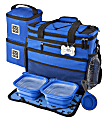 Overland Dog Gear Rolling Week Away Bag, 14"H x 7-1/2"W x 16"D, Royal Blue