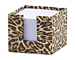 Nicole Miller Memo Cube, 3" x 3", 600 Sheets, Leopard 1 thumbnail image