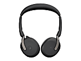 Jabra Evolve2 65 Flex Headset - Stereo - Wireless - Bluetooth - 98.4 ft - 20 Hz - 20 kHz - On-ear - Binaural - Supra-aural - MEMS Technology, Noise Cancelling Microphone - Noise Canceling