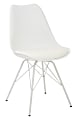 Ave Six Emerson Student Side Chair, White