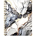 2025-2026 Global Excello Brands Hardcover Fashion Weekly/Monthly Planner, 8-1/2” x 11", Black Gold Marble, November 2025 To December 2026 1 thumbnail image
