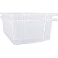 Lorell™ Plastic Storage Bin, Small Size, Clear 1 thumbnail image