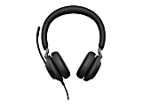 Jabra Evolve2 40 MS Stereo - Headset - on-ear - wired - USB-C - noise isolating - Certified for Microsoft Teams 1 thumbnail image