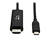 Tripp Lite by Eaton USB-C to HDMI Adapter Cable (M/M), 4K 60 Hz, 4:4:4, Thunderbolt 3 Compatible, Black, 9 ft. (2.7 m) 1 thumbnail image