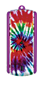 Ativa® Flip-Top USB Flash Drive With ReadyBoost™, 8GB, Tie-Dye Red/Purple