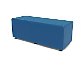 Marco Rectangle Bench, 16"H x 48"W x 19"D, Blue