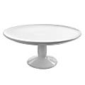 Martha Stewart Fine Ceramic Cake Stand, 12”, White