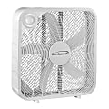 Brentwood Kool Zone 20" Box Fan, 20" x 20", White