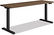 HON® Coordinate Height-Adjustable Writing Desk, 70"W, Pinnacle/Black 1 thumbnail image